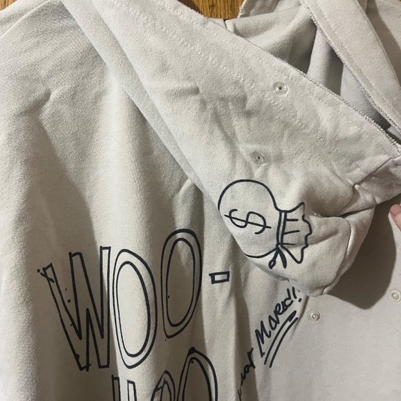 13De MARZO DAFFY DUCK SKETCH ZIP HOODIE - Picture 5 of 6